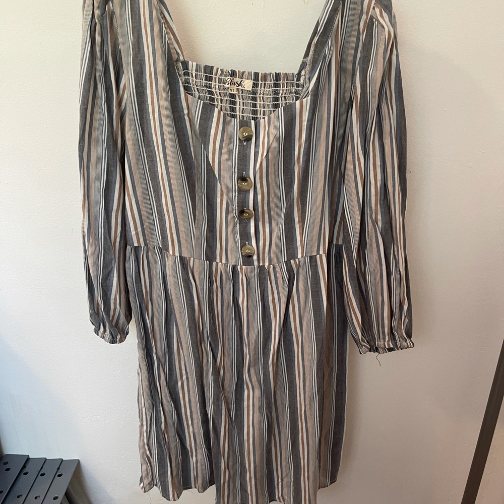 Striped Fall Dress